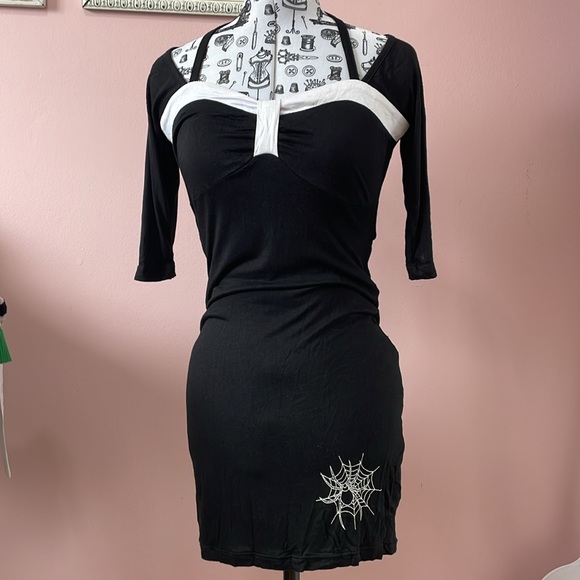 Banned apparel spiderweb knit pencil dress small - Picture 5 of 5